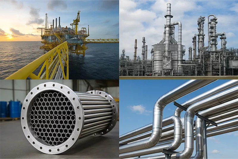 双相不锈钢典型应用场景（海工 _ 化工 _ 热交换器 _ 管路）