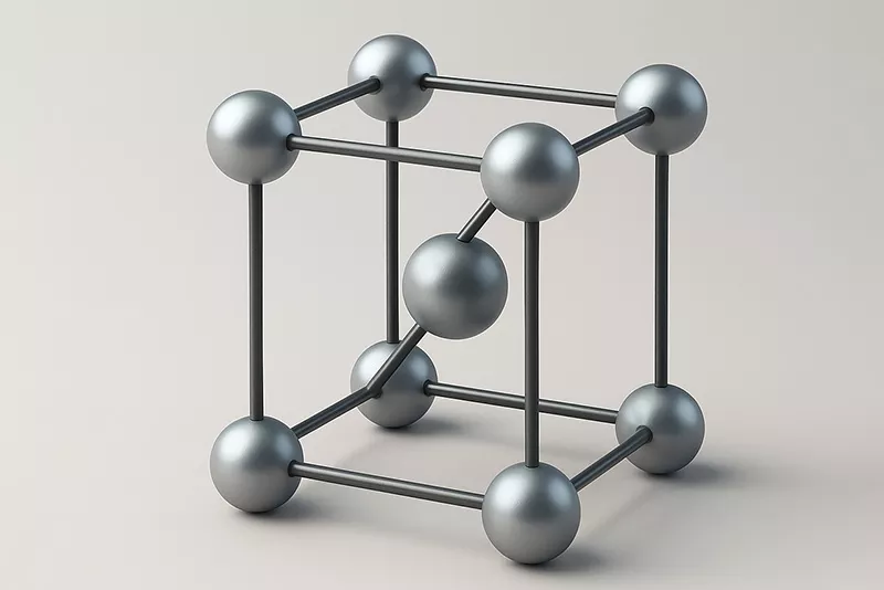 马氏体结构示意图（BCC_BCT）