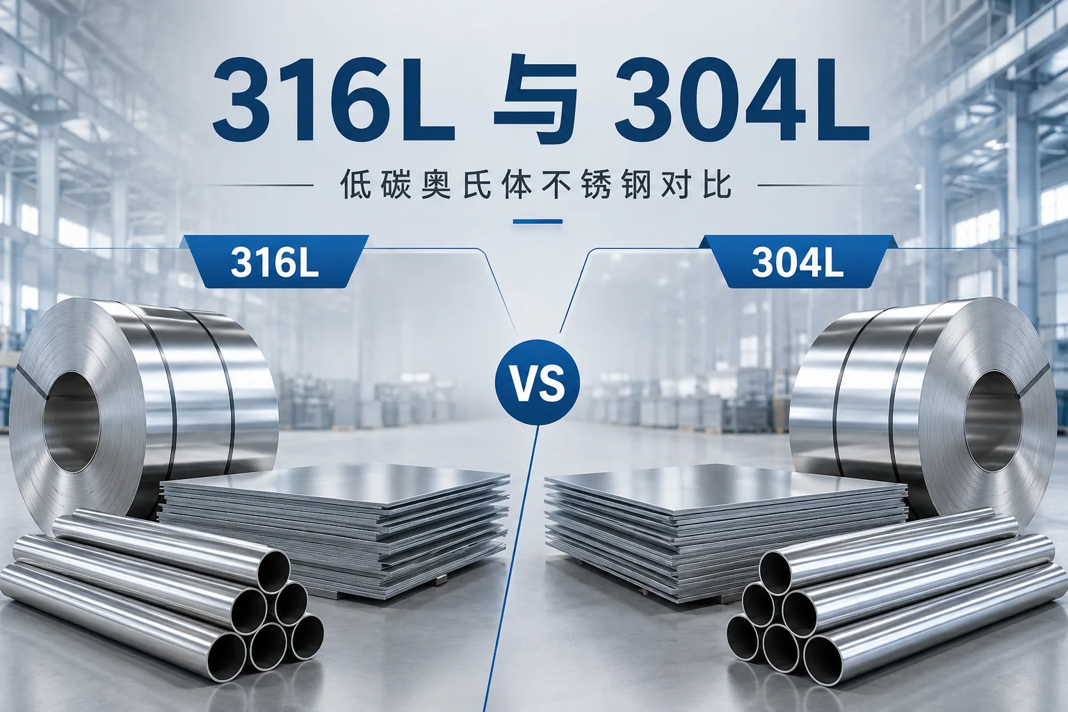 316L不锈钢与304L不锈钢低碳奥氏体性能对比